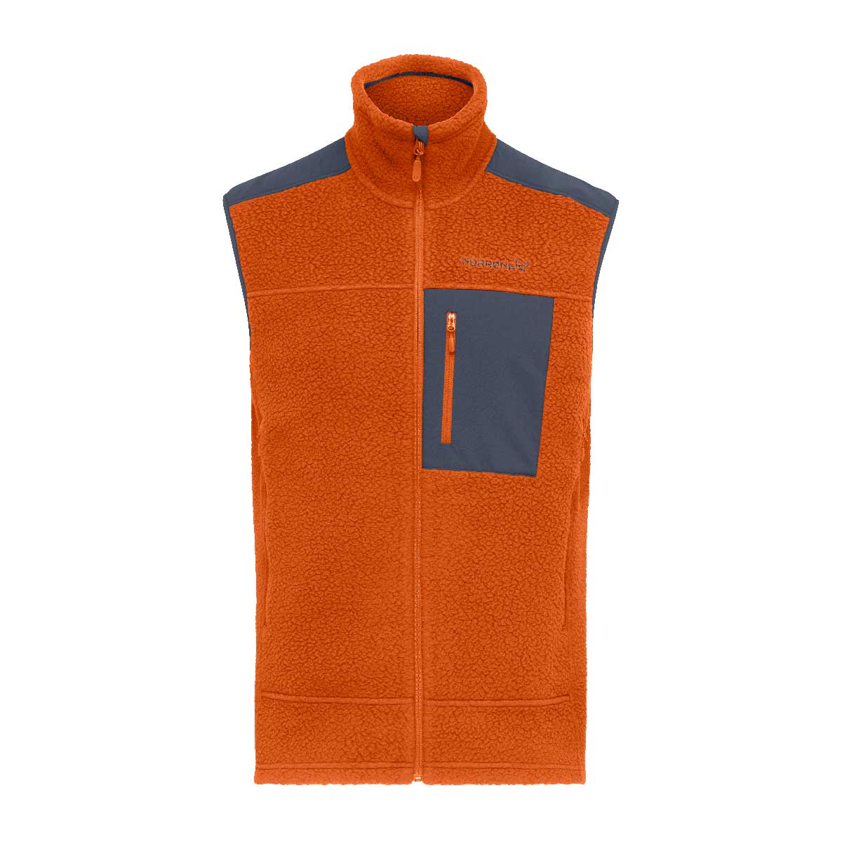 Norrona Trollveggen Thermal Pro Vest Men's in Gold Flame